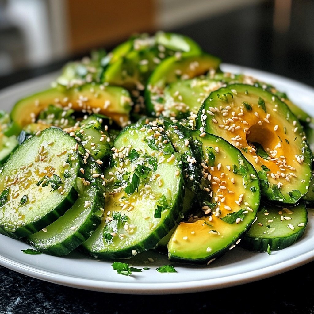 Avocado-Gurken-Salat – Schnell und gesund