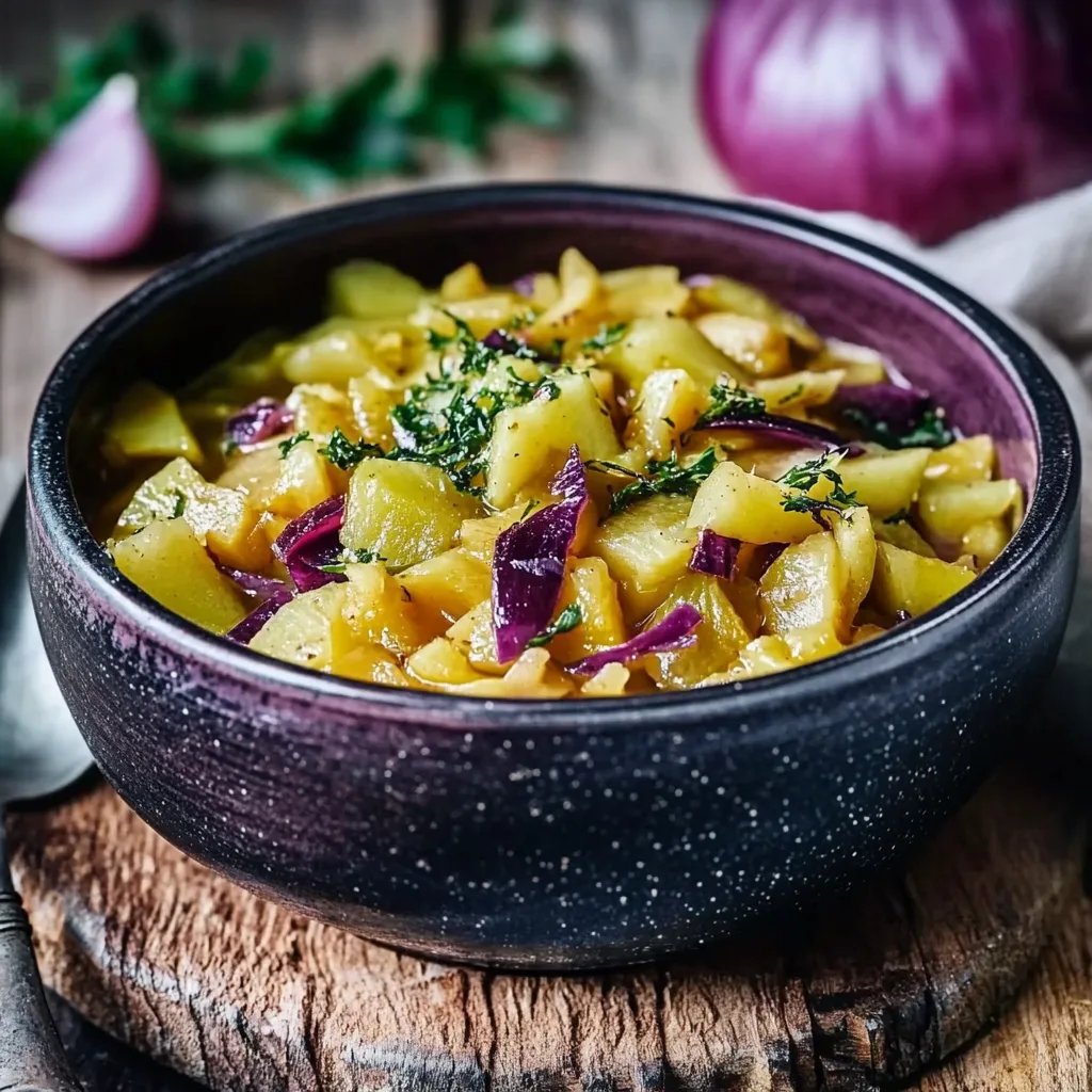 Apfelrotkohl Rezept