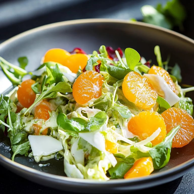 Chinakohlsalat mit Mandarinen