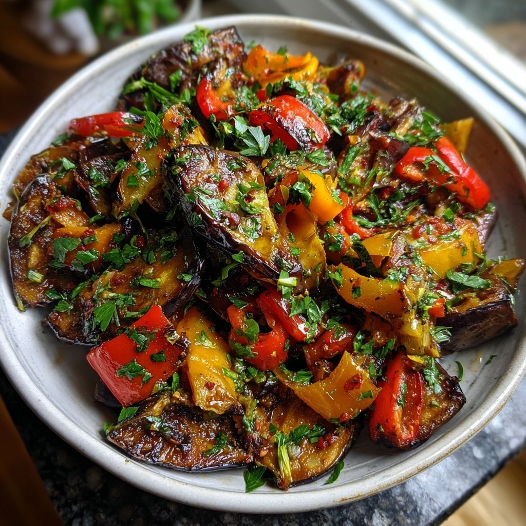 Auberginenpfanne leicht