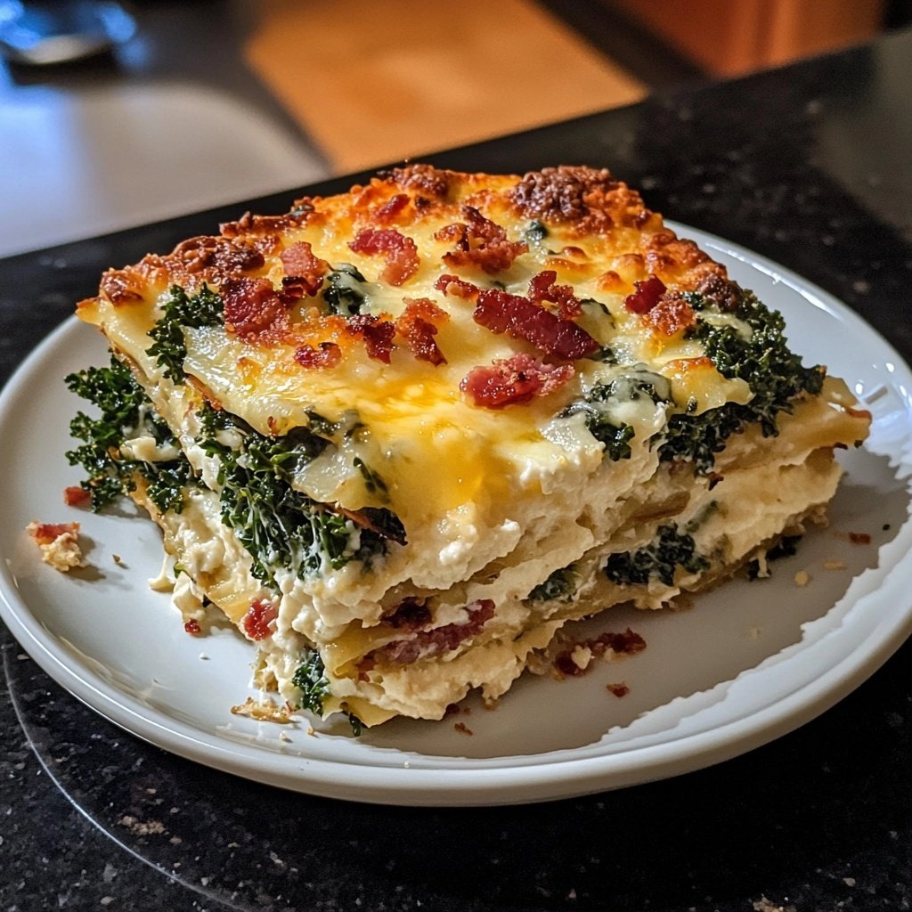 Herzhafter Grünkohlauflauf