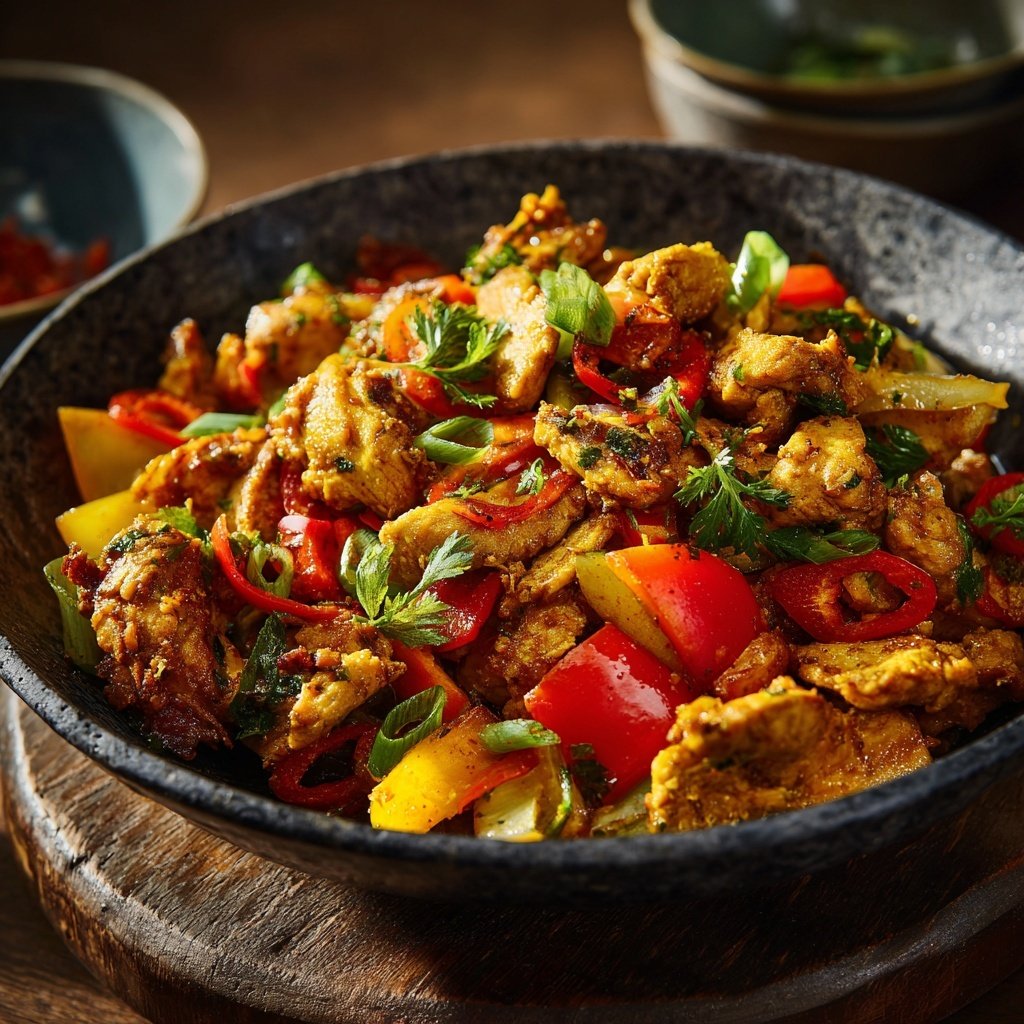 Internationale Küche Marokkanisches Hähnchen-Tagine