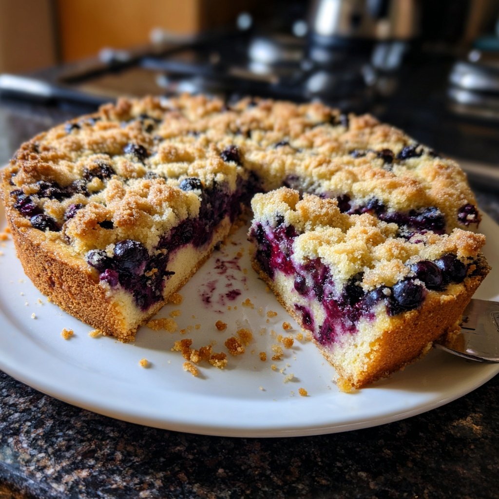 Streuselkuchen Mit Heidelbeeren