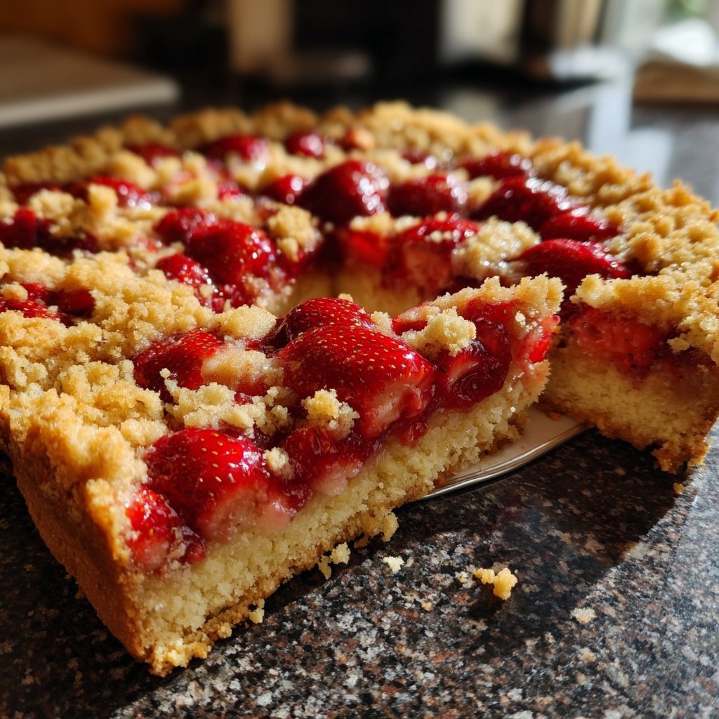 Erdbeerkuchen Mit Keksboden